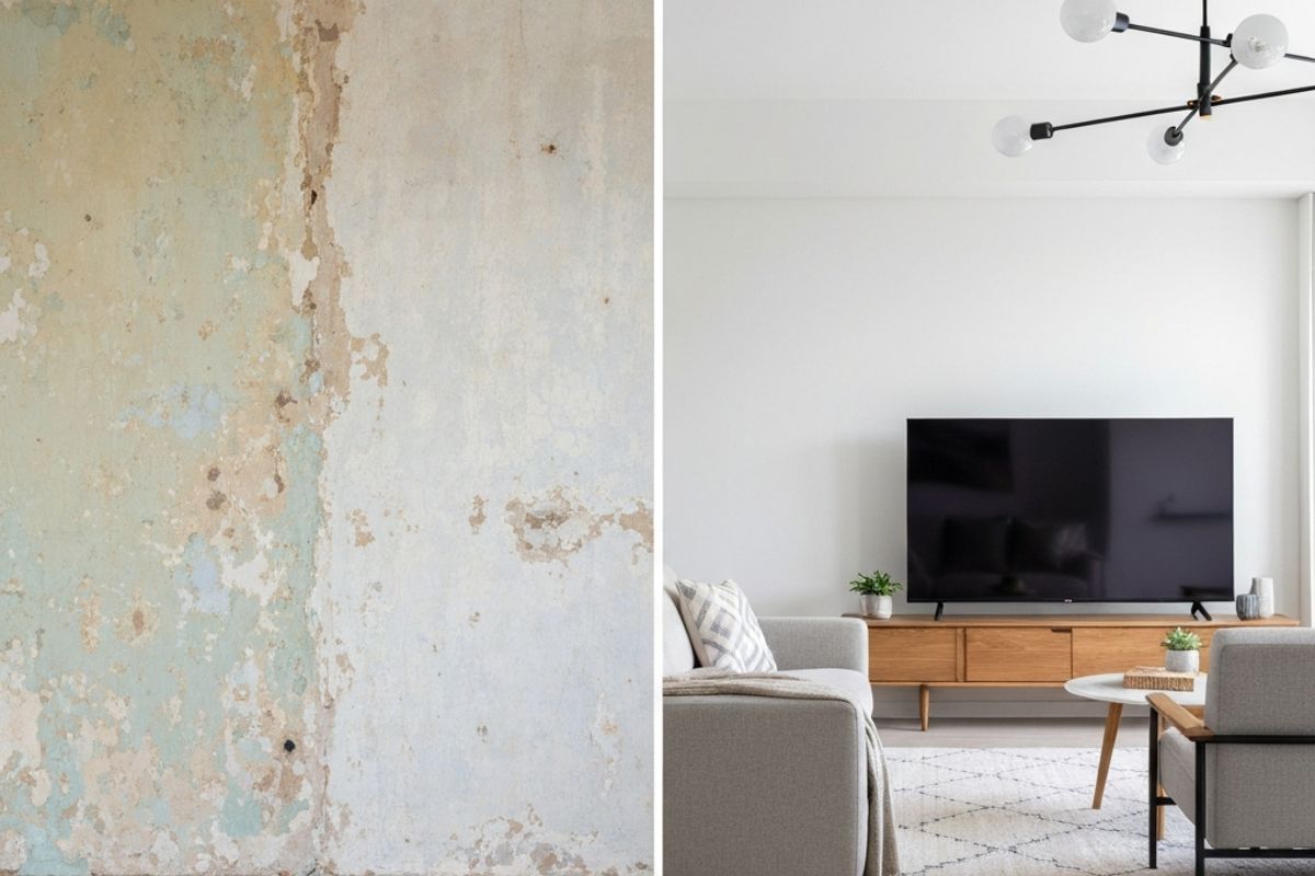 Réalisations de peinture avant après