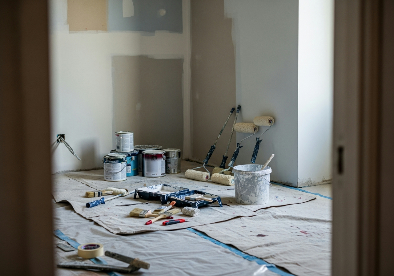 Chantier Peintre en bâtiment en cours à FENOUILLET à FENOUILLET