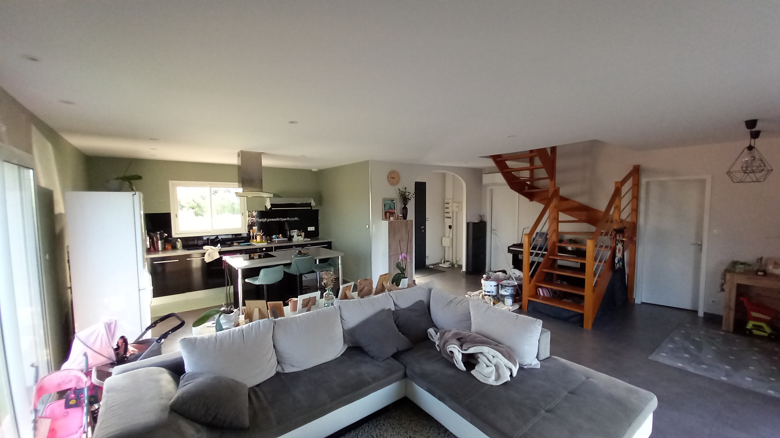 Renovation cuisine, salon, cage d'escalier — Grenade — photo 3